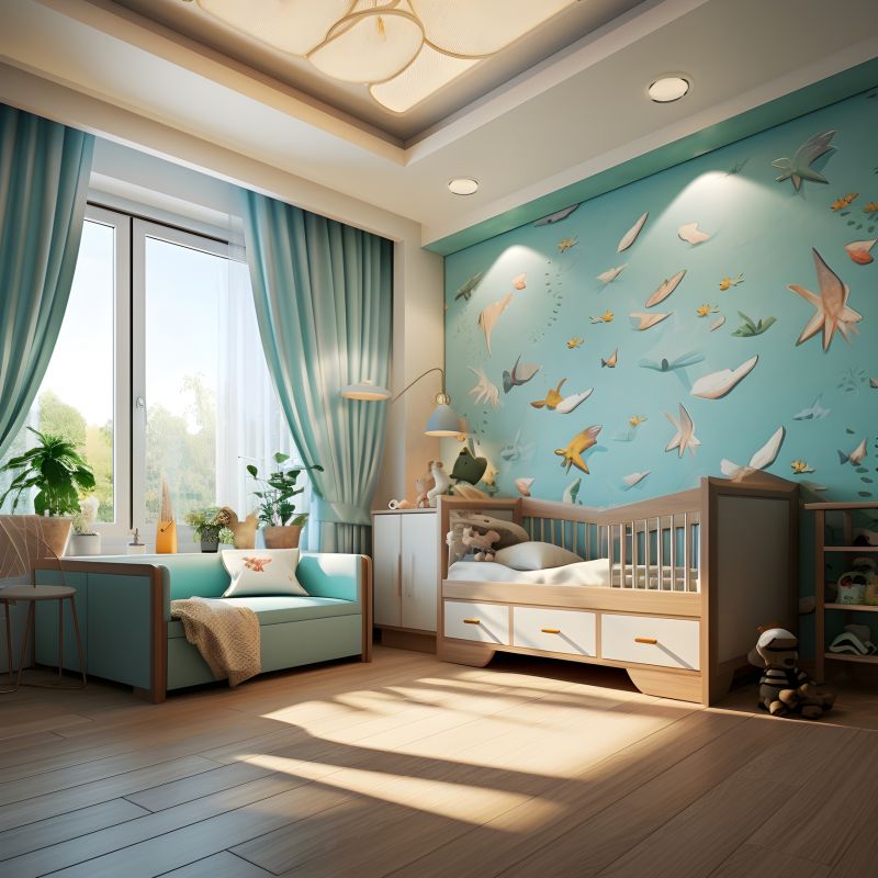 Nursery Wallpaper Installation in Overland Park, KS